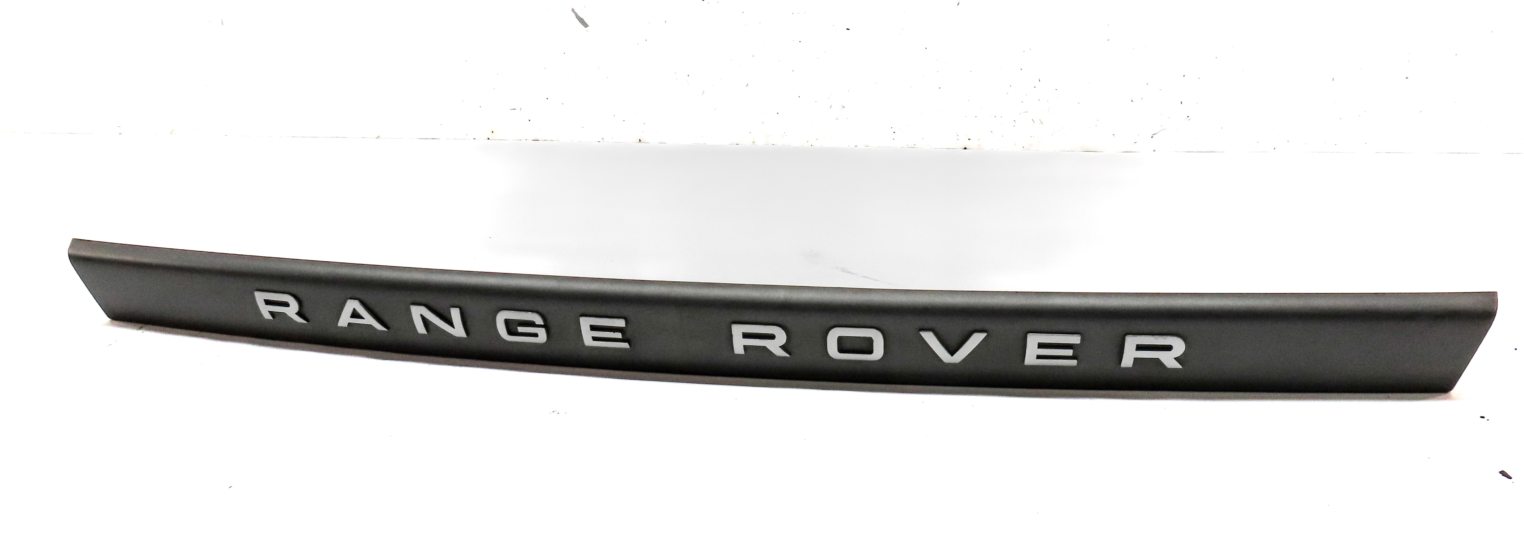 2006 RANGE ROVER SPORT (L320) REAR TRUNK HATCH LOWER TRIM PANEL STRIP w/ LETTERS — exact item pictured